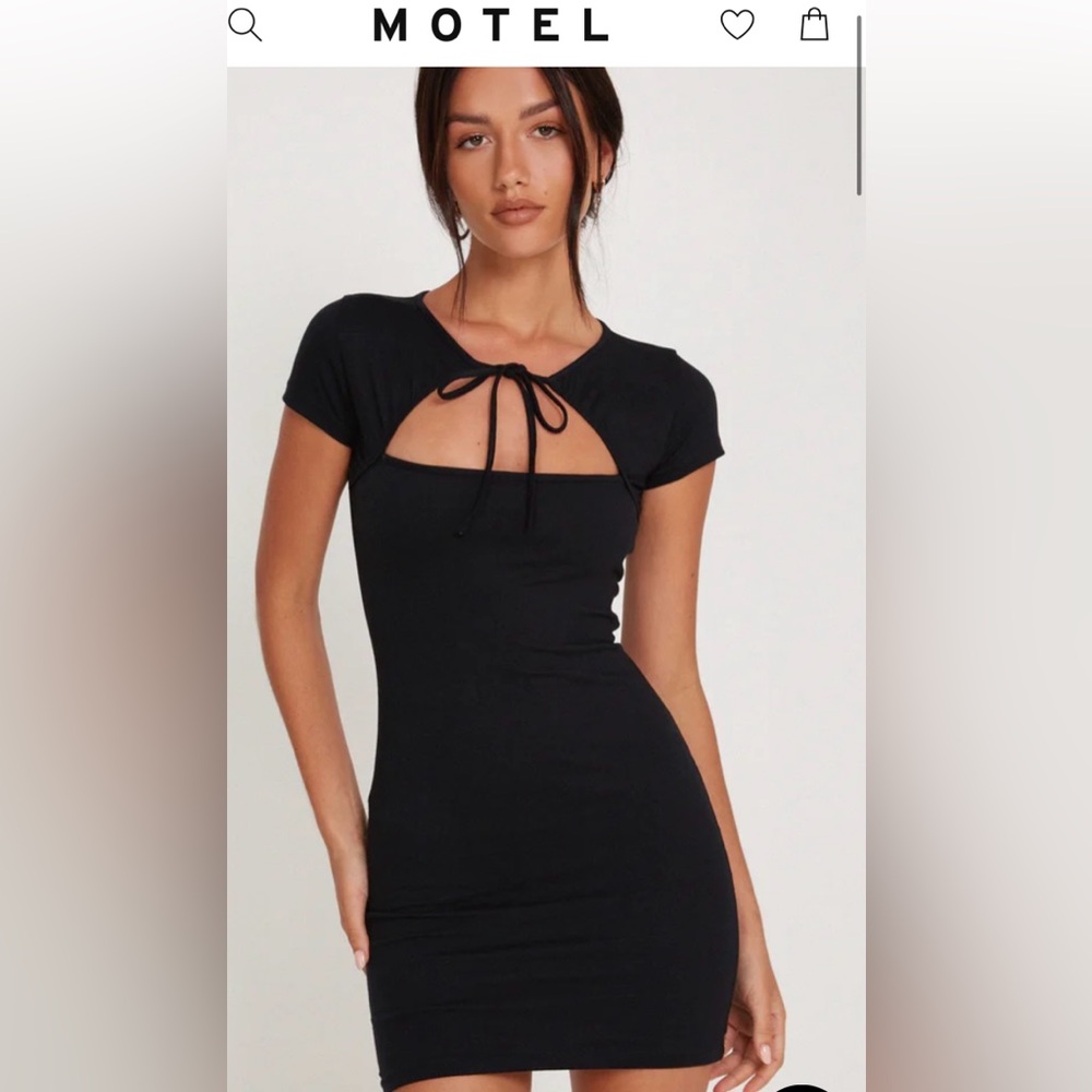 Motel Rocks Lovella dress in black